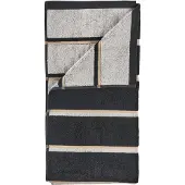 Zone Denmark Denmark – Sauna Handdoek 100x50 Cm – Zwart, Lichtgrijs, Camel