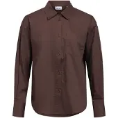 Object Blouse 'OBJZila' donkerbruin