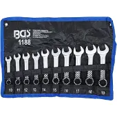 Condor 1188 Steekringsleutelset extra kort 10 - 19 mm 10-dlg.