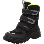 Superfit Snowboots 'SNOW MAX' grijs / lichtgroen / zwart