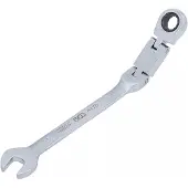 Bgs Dubbelgekoppelde ratelring steeksleutel buigbaar SW 10 mm