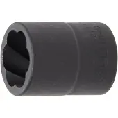 Bgs Spiral-Profil-Steckschlüssel-Einsatz / Schraubenausdreher 10 mm (3/8") SW 17 mm