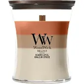 Woodwick Trilogy Hearth Spice Medium Geurkaars