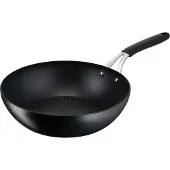 Lagostina Aluminium wokpan, 28 cm, zwart, , artikelnummer 012165041828