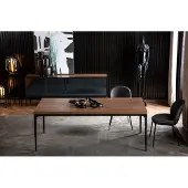 AEA Loft Esszimmer Möbel Tisch 4x Stühle Esstisch Essgarnitur Essgruppe Stuhl Set