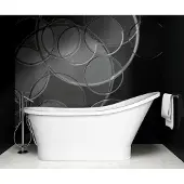 AEA Klassische Design Wannen Freistehende Moderne Badewanne Bad Wanne Weiß 160x68cm