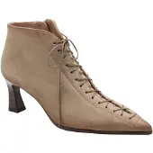 Hispanitas Dames Taupe leren laarsjes Paris (40), Leer, 3 tot 5 cm, Ritssluiting, Casual HI264960
