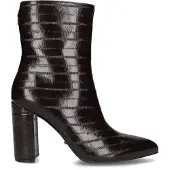 Mexx Vida Indy Enkellaarsjes - Enkelboots met rits - Dames - Bruin - Maat 41