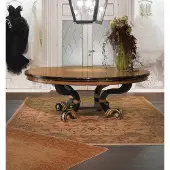 AEA Esszimmer Tische Runde Möbel Esstisch Luxus Rund Tisch Massiv Holz Italien
