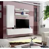 AEA Designer Einrichtung Weiß Wohnwand Luxus Holzmöbel Komplett Wandschrank