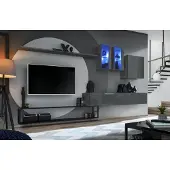 AEA Wohnzimmermöbel Komplette Set 6tlg Designer Wohnwand Luxus Möbel Sideboard