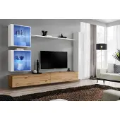 AEA Wohnzimmer Komplett Wohnwand Set 6tlg. Designer Luxus Einrichtung Wandschrank