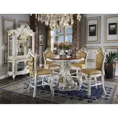 AEA Esstisch Tisch Stühle Vitrine Esszimmer Vitrinen Set Essgruppe 6tlg. Set