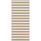 vidaXL Zebra Blind 110x200 cm stofbreedte 105,9 cm polyester zandbruin