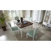 AEA Essgarnitur Essgruppe Esstisch 4x Stühle Holzmöbel Stilvoller Komplett Set 5tlg