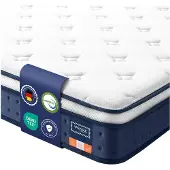 Songmics Matras – Blauw – 200 x 140 x 20 cm