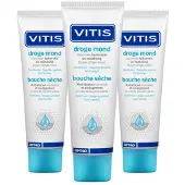 Vitis 3x Tandpasta Droge Mond 75 ml