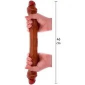 Scala Foreskin Double Dong Silicone 46 cm