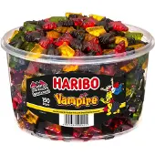 Haribo Vampieren - Zacht snoep Drop - 150 stuks/1200 gram