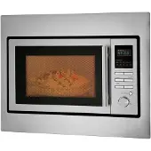 Bomann MWG 2216 H EB, Inbouwmodel, 25 liter, 900 watt, Ingebouwd display, Knopbediening, Roterende knoppen, Roestvrij staal
