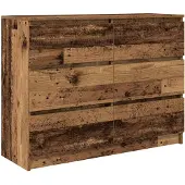 vidaXL Dressoir 100x35x76 cm spaanplaat oud hout