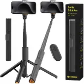 Spacecase Selfie Stick Statief met Bluetooth Afstandsbediening - Tot 145 cm