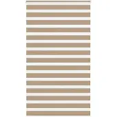 vidaXL Zebra Blind 135x200 cm stofbreedte 130,9 cm polyester zandbruin