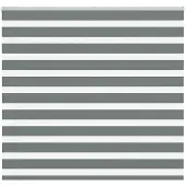 vidaXL Zebra rolgordijn 155x150 cm stofbreedte 150,9 cm donkergrijs