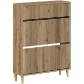 vidaXL Schoenenkast ARNHEM 78 x 24 x 103 cm Bewerkt hout