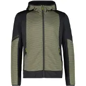 CMP Fleece hooded vest Grid Tech | Maat 3XL