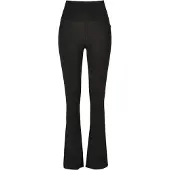 Urban Classics Dames/Dames Stretch Jersey Organic Bootcut Legging (Zwart)