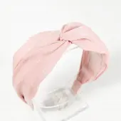 ECarla Eenvoudige Haarband met Knoop - Roze
