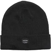 Jack & Jones JUNIOR muts JACDNA zwart Jongens Acryl Logo - maat S/M
