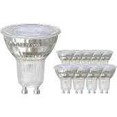 LEDVION - 10X GU10 LED Lampen - 3W - 4000K - 345L