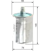 Bosch Brandstoffilter 0986AF8092 Bosch voor o.a. BENTLEY, FERRARI, MERCEDES-BENZ, PUCH