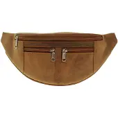 LEATHER DESIGN Leren Heuptas Hunter Bruin