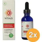 Vitals 2x Elementair Zink & Koper (60 ml)