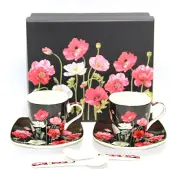 Queen Isabell Espressokopjes porseleinen set met borden W9PB06-09510