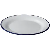 Stylepoint Emaille-look bord 27 cm - set van 12 stuks