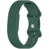 Strap-it Siliconen Bandje geschikt voor Fitbit Air - Groen
