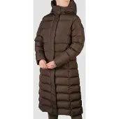 Horka - PufferJas Lang Eloise - Dark Chocolate - XL
