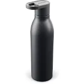 MySoda RVS thermosfles voor bruiswater - Black - 1 liter