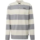 QS Shirt grijs / natuurwit