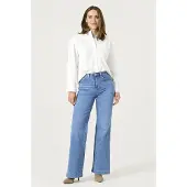 Garcia Celia wide dames Jeans, 36/36, Blauw, Wide fit