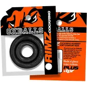Oxballs - Rimz Softlips - Siliconen/TPR Cockring - Zwart