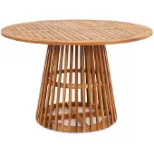 Garden Point Ronde tuintafel van acaciahout Osaka
