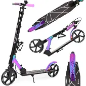Raven Kinderen scooter, kickroller, cityroller, merk , model Estelle PRO, kleur zwart, wielen 200mm