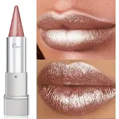 Pudaier Roségouden Glitter Lipstick - Waterproof Shimmer Lippenstift met Langdurige Glans