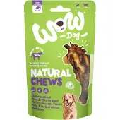 Wow Dog WOW! Natural Chews Rundvlees Hoofdhuid