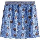 Next Rok blauw / chocoladebruin